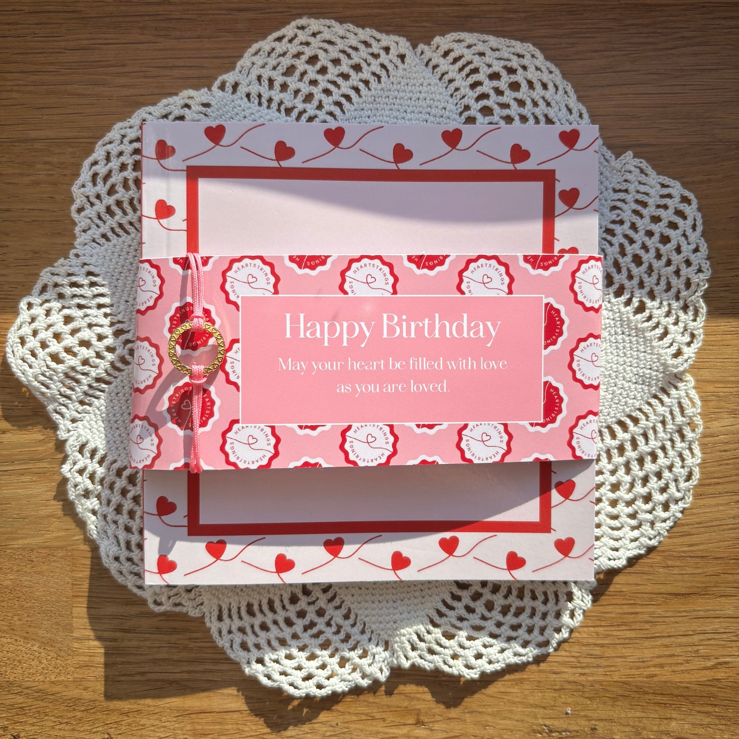 Heartstrings Birthday Gold Bracelet Gift Set