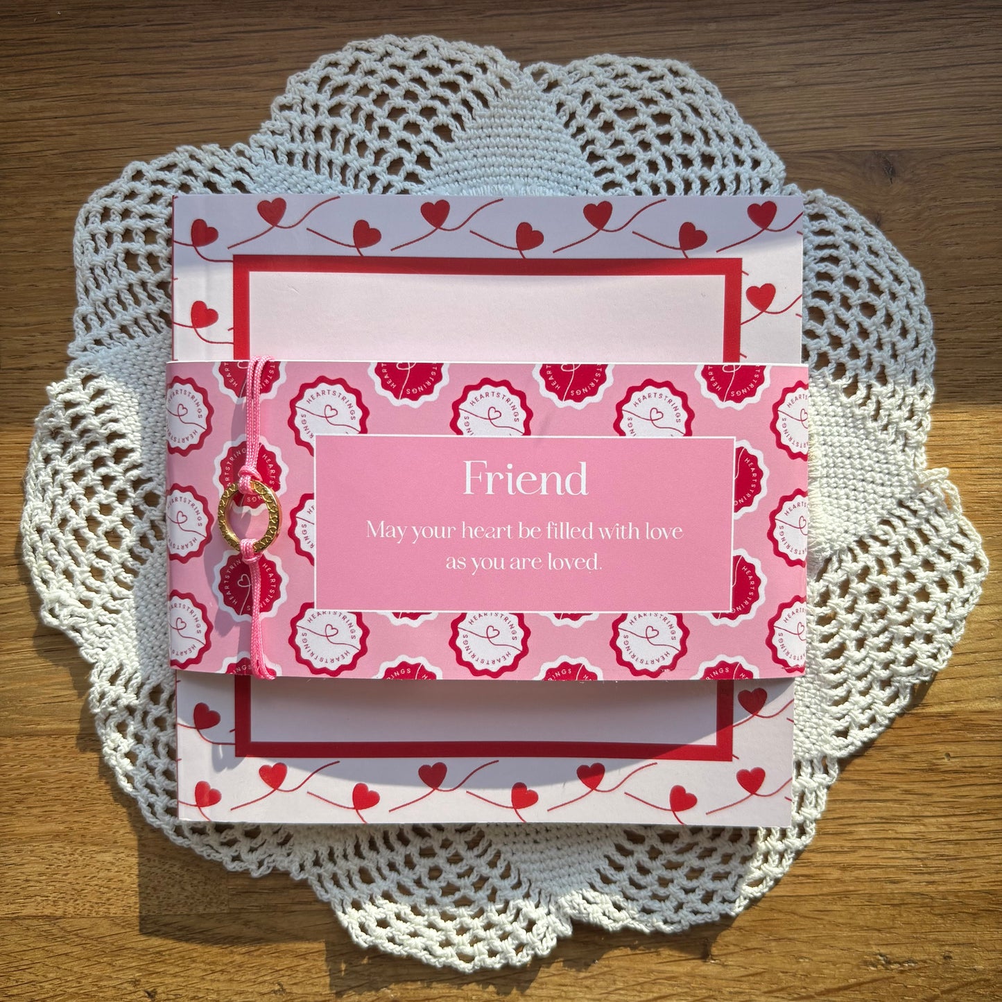 Heartstrings Birthday Gold Bracelet Gift Set